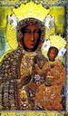 The famous Black Madonna image, the most important treasure at the Czestochowa Monastery.